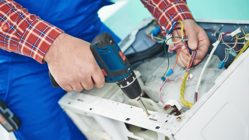 Nallıhan Grundig Grundig çamaşır makinesi kart tamiri – Su almama arızası orijinal parça ile giderildi. - Teknik servis örneği